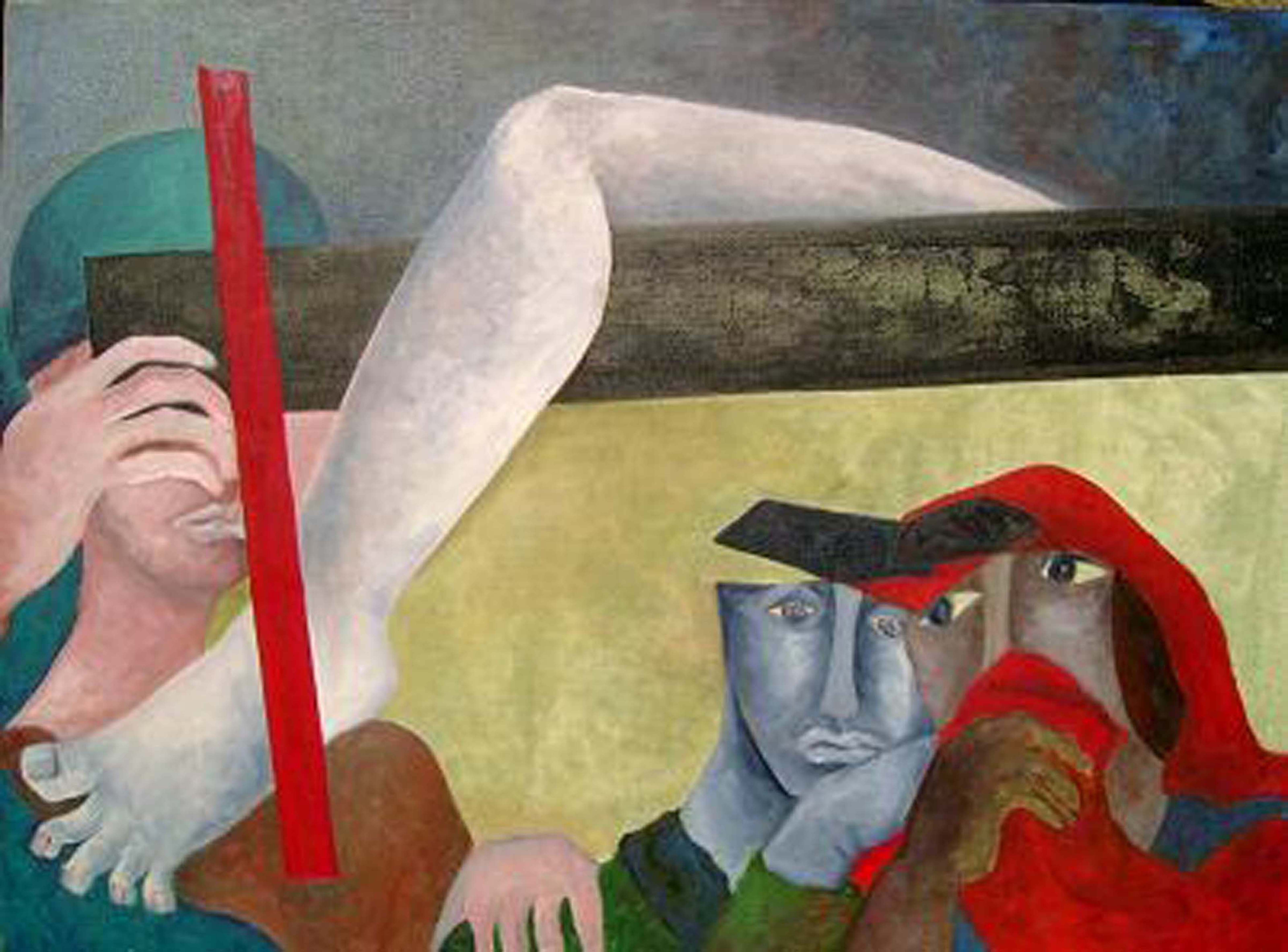 At the funeral of….