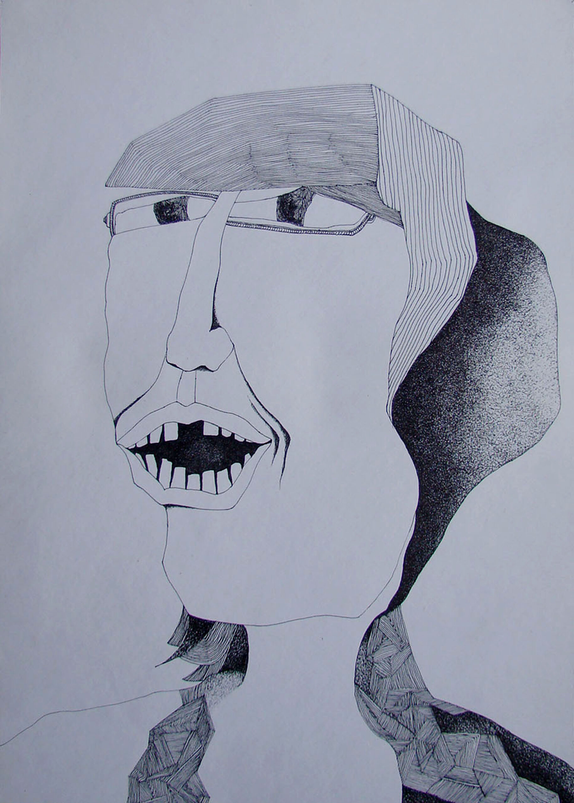 Drawing on Handmade paper