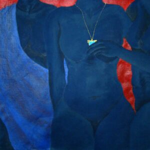 Blue pendent